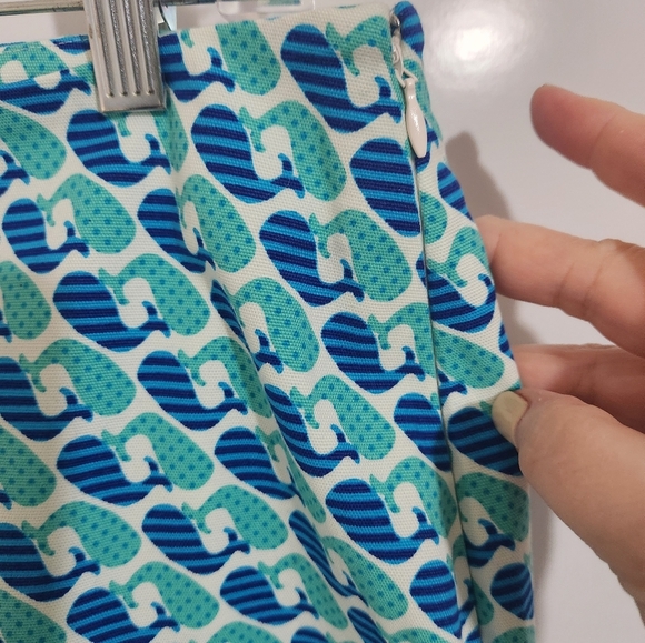 Talbots Whale Print skirt, Size 10 - Picture 4 of 7